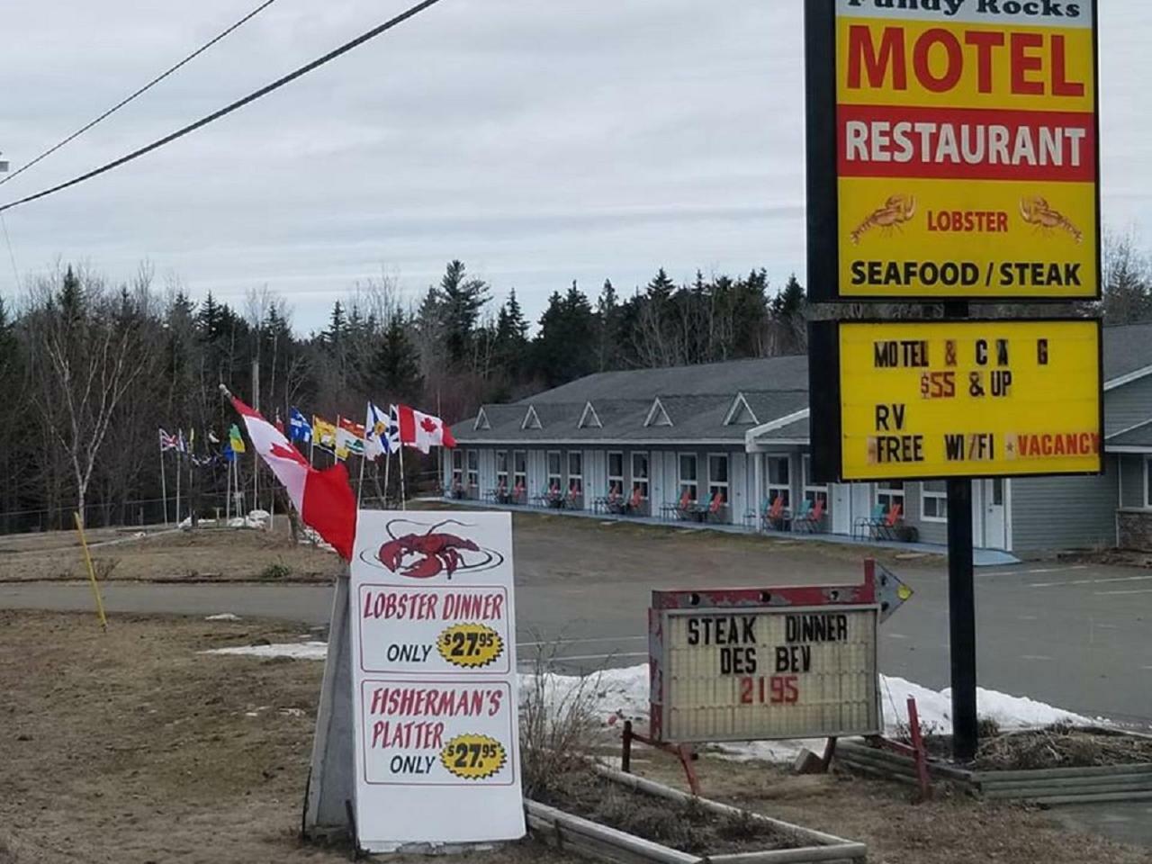 Fundy Rocks Motel Hopewell Cape Eksteriør bilde